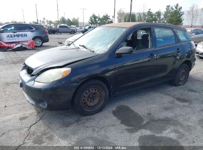 2006 TOYOTA MATRIX Black  Gasoline 2T1KR32E66C621332 photo #3