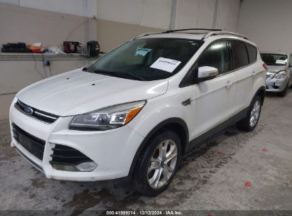 2016 FORD ESCAPE TITANIUM White  Gasoline 1FMCU9J90GUC44717 photo #3