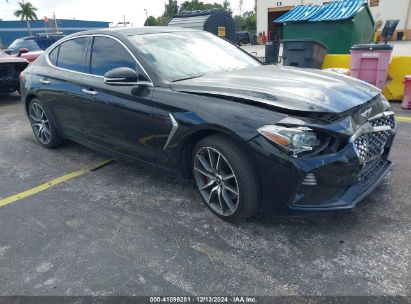 2019 GENESIS G70 2.0T SPORT Black  Gasoline KMTG24LA4KU016333 photo #1