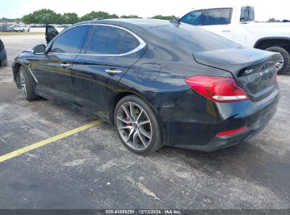 2019 GENESIS G70 2.0T SPORT Black  Gasoline KMTG24LA4KU016333 photo #4