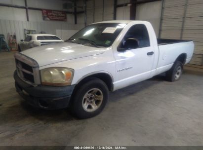 2006 DODGE RAM 1500 ST White  Gasoline 1D7HA16K06J178451 photo #3