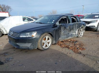 2015 VOLKSWAGEN PASSAT 1.8T SE Black  Gasoline 1VWBS7A34FC017313 photo #3