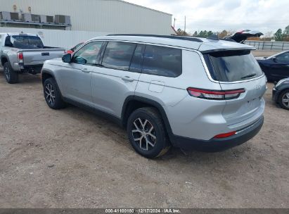 2024 JEEP GRAND CHEROKEE L LIMITED 4X4 Silver  Gasoline 1C4RJKBG5R8535494 photo #4