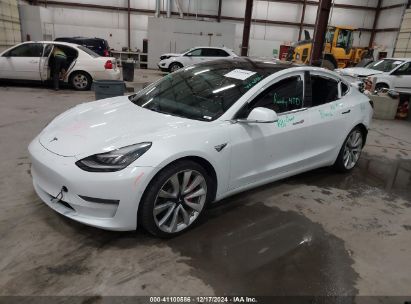 2018 TESLA MODEL 3 LONG RANGE/PERFORMANCE White  Electric 5YJ3E1EB3JF084493 photo #3