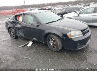 2014 DODGE AVENGER SE Black  Gasoline 1C3CDZAB3EN148616 photo #1