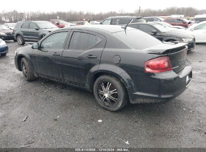 2014 DODGE AVENGER SE Black  Gasoline 1C3CDZAB3EN148616 photo #4