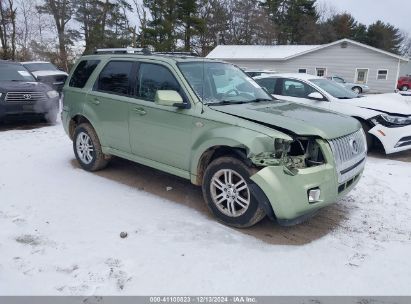 2009 MERCURY MARINER PREMIER Green  Gasoline 4M2CU97729KJ13940 photo #1