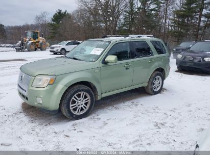 2009 MERCURY MARINER PREMIER Green  Gasoline 4M2CU97729KJ13940 photo #3