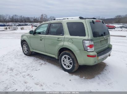 2009 MERCURY MARINER PREMIER Green  Gasoline 4M2CU97729KJ13940 photo #4