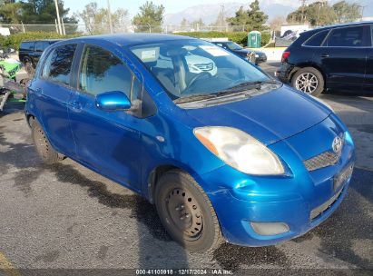 2010 TOYOTA YARIS Blue  Gasoline JTDKT4K38A5279622 photo #1