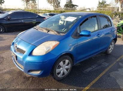 2010 TOYOTA YARIS Blue  Gasoline JTDKT4K38A5279622 photo #3