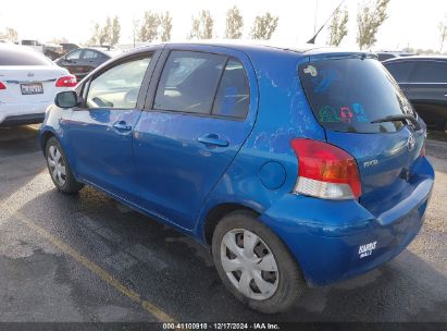 2010 TOYOTA YARIS Blue  Gasoline JTDKT4K38A5279622 photo #4