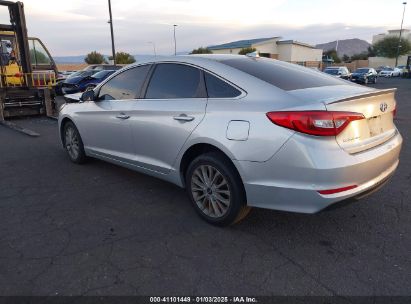 2017 HYUNDAI SONATA Silver sedan 4d gas 5NPE24AF6HH561974 photo #4