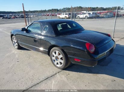 2003 FORD THUNDERBIRD Black  Gasoline 1FAHP60A83Y106508 photo #4