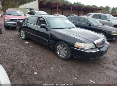 2003 LINCOLN TOWN CAR CARTIER Black  Gasoline 1LNHM83W83Y615144 photo #1