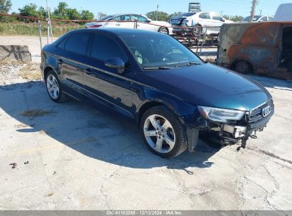 2018 AUDI A3 2.0T PREMIUM/2.0T TECH PREMIUM Green  Gasoline WAUAUGFF8J1015531 photo #1