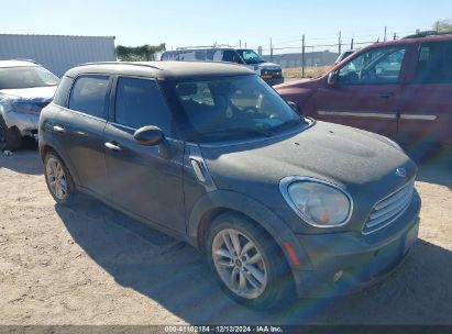 2013 MINI COUNTRYMAN COOPER Gray  Gasoline WMWZB3C58DWM09115 photo #1