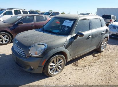 2013 MINI COUNTRYMAN COOPER Gray  Gasoline WMWZB3C58DWM09115 photo #3