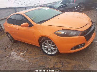 2013 DODGE DART SXT Orange  Gasoline 1C3CDFBAXDD331746 photo #1