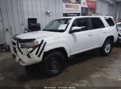 2019 TOYOTA 4RUNNER SR5 White  Gasoline JTEBU5JR0K5721542 photo #3