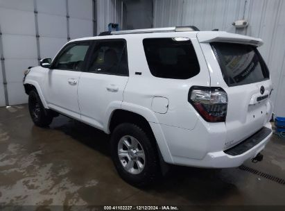 2019 TOYOTA 4RUNNER SR5 White  Gasoline JTEBU5JR0K5721542 photo #4