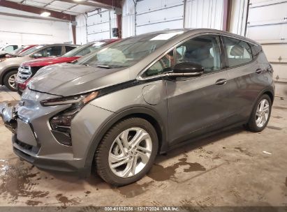 2022 CHEVROLET BOLT EV FWD 1LT Gray  Electric 1G1FW6S0XN4102021 photo #3