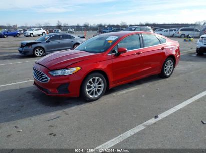 2020 FORD FUSION SE Maroon  Gasoline 3FA6P0HD4LR124019 photo #3