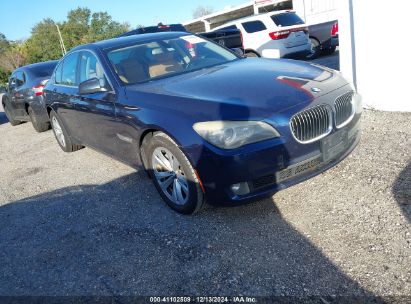 2012 BMW 740I Blue  Gasoline WBAKA4C52CDX20219 photo #1