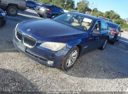 2012 BMW 740I Blue  Gasoline WBAKA4C52CDX20219 photo #3