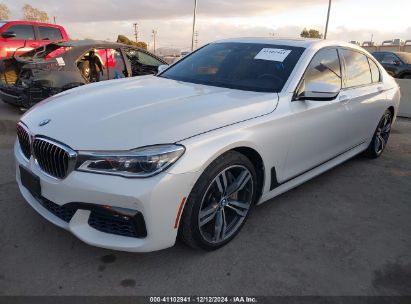 2019 BMW 750I White  gas WBA7F0C5XKGM25771 photo #3