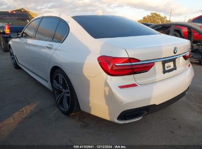 2019 BMW 750I White  gas WBA7F0C5XKGM25771 photo #4