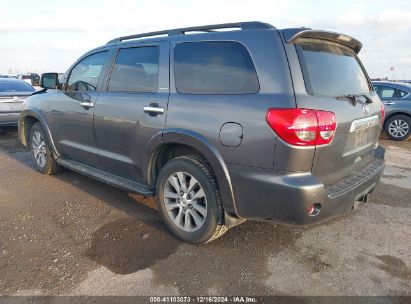 2014 TOYOTA SEQUOIA LIMITED 5.7L V8 Gray  Gasoline 5TDKY5G19ES053149 photo #4