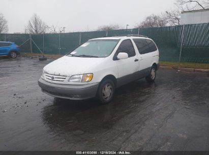 2001 TOYOTA SIENNA XLE White  Gasoline 4T3ZF13C91U346921 photo #3