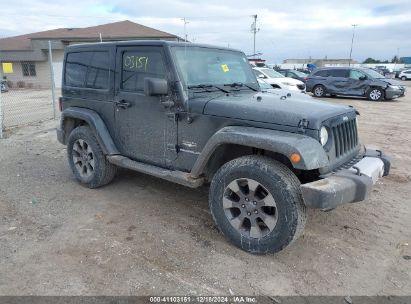 2013 JEEP WRANGLER SAHARA Black  Flexible Fuel 1C4AJWBG4DL570473 photo #1