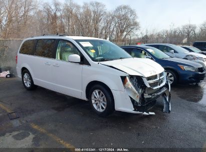 2019 DODGE GRAND CARAVAN SXT White  flexible fuel 2C4RDGCG2KR773834 photo #1