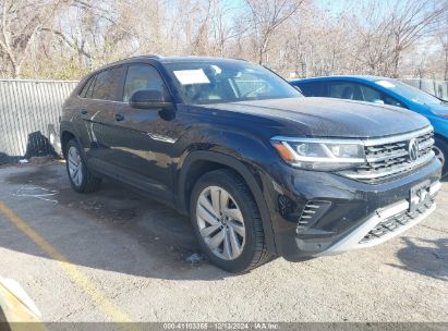 2022 VOLKSWAGEN ATLAS CROSS SPORT 3.6L V6 SE W/TECHNOLOGY Black  Gasoline 1V2HE2CA6NC217450 photo #1