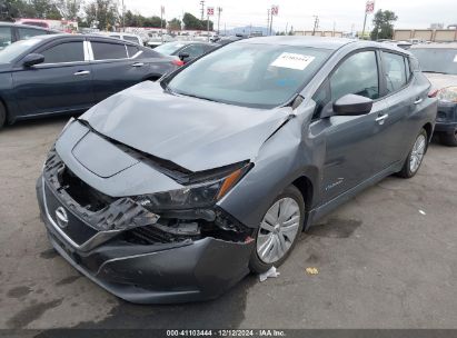 2018 NISSAN LEAF S Gray  Electric 1N4AZ1CPXJC315340 photo #3