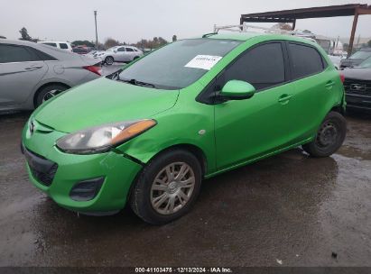 2012 MAZDA MAZDA2 SPORT Green  Gasoline JM1DE1KZ8C0148762 photo #3