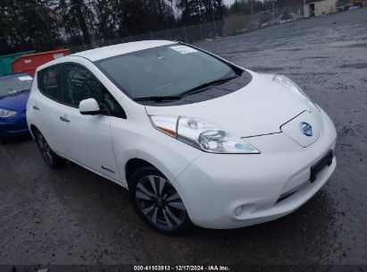 2016 NISSAN LEAF SV White  Electric 1N4BZ0CP8GC312282 photo #1