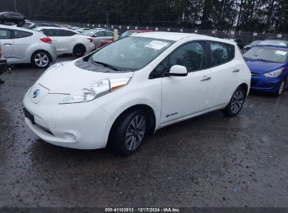 2016 NISSAN LEAF SV White  Electric 1N4BZ0CP8GC312282 photo #3