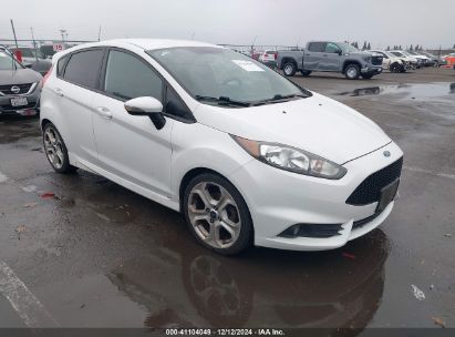 2014 FORD FIESTA ST White  Gasoline 3FADP4GX9EM200392 photo #1