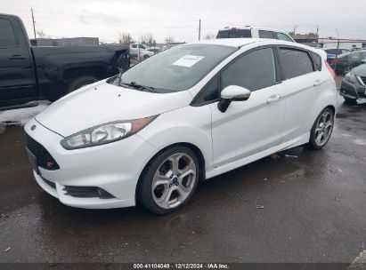 2014 FORD FIESTA ST White  Gasoline 3FADP4GX9EM200392 photo #3