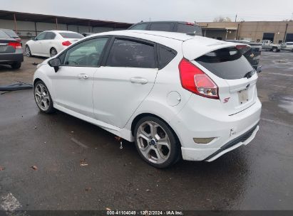 2014 FORD FIESTA ST White  Gasoline 3FADP4GX9EM200392 photo #4