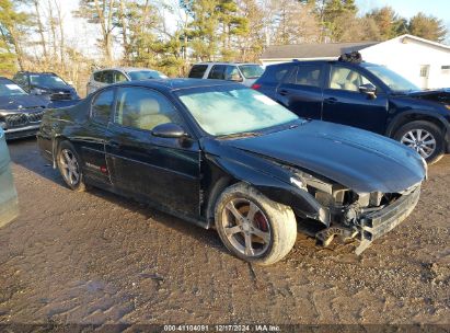 2004 CHEVROLET MONTE CARLO SS SUPERCHARGED Black  Gasoline 2G1WZ151449205199 photo #1