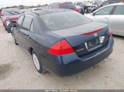 2007 HONDA ACCORD 2.4 VP Blue  Gasoline 1HGCM56167A105100 photo #4