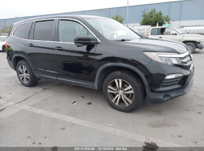 2018 HONDA PILOT EX-L Black  Gasoline 5FNYF6H51JB004324 photo #1