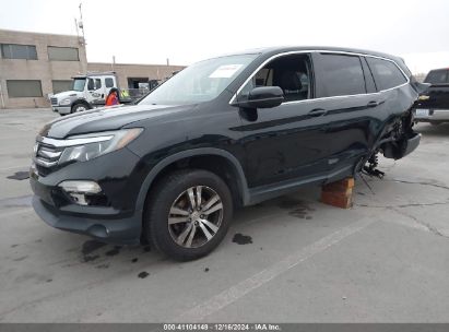 2018 HONDA PILOT EX-L Black  Gasoline 5FNYF6H51JB004324 photo #3