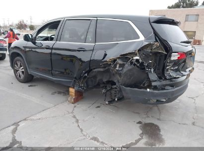 2018 HONDA PILOT EX-L Black  Gasoline 5FNYF6H51JB004324 photo #4