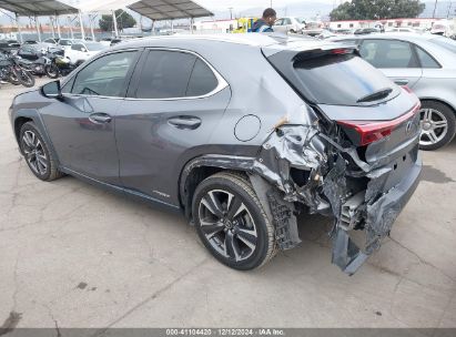 2019 LEXUS UX 250H Gray  hybrid engine JTHU9JBH4K2003974 photo #4