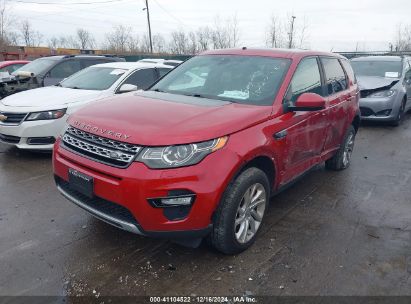 2016 LAND ROVER DISCOVERY SPORT HSE Red  Gasoline SALCR2BG6GH554351 photo #3